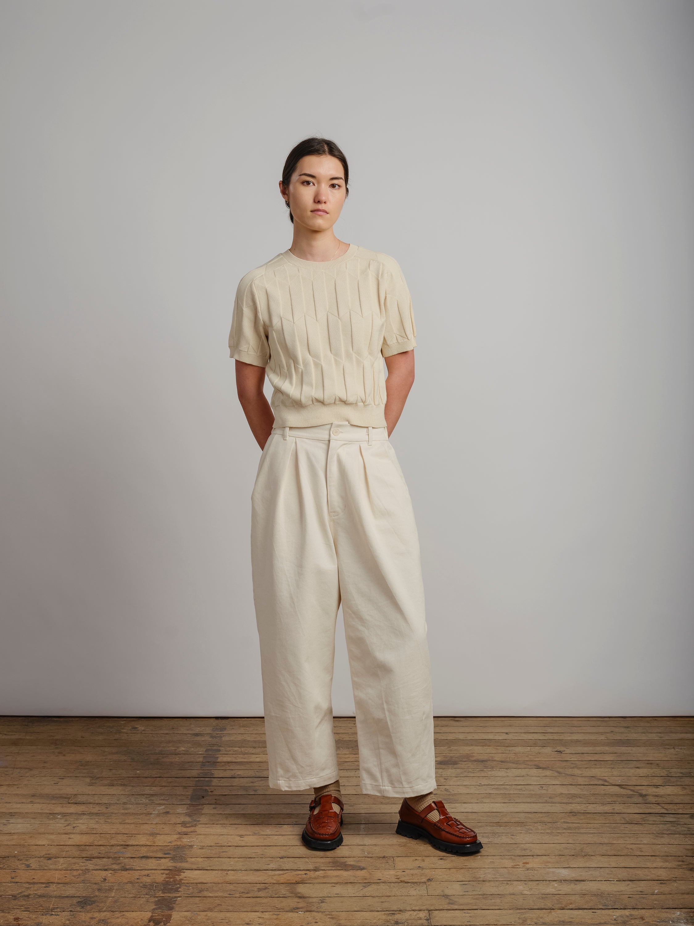 Chevron Ruben Tee - Birch
