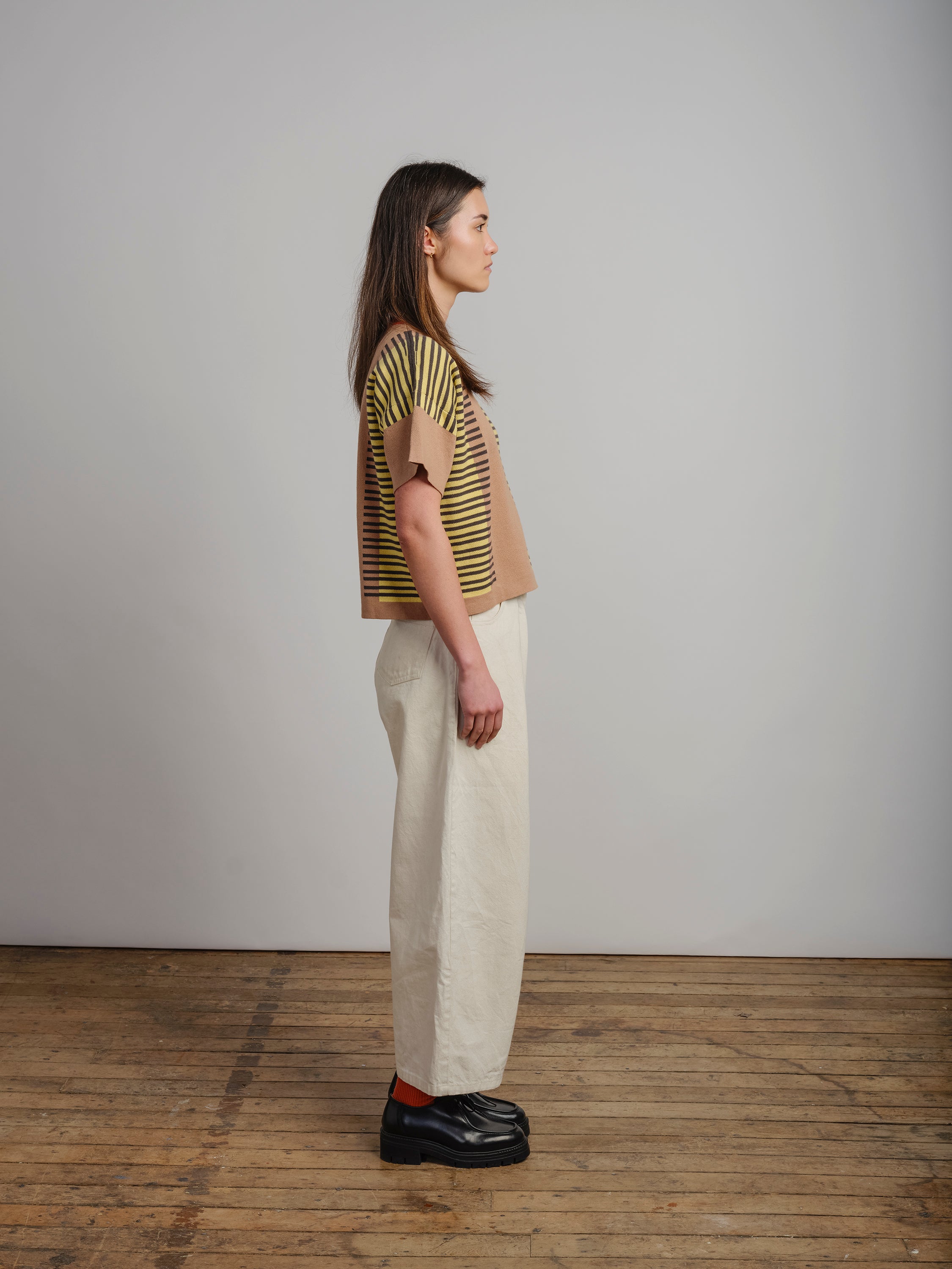 Benita Sweater Tee - Ochre