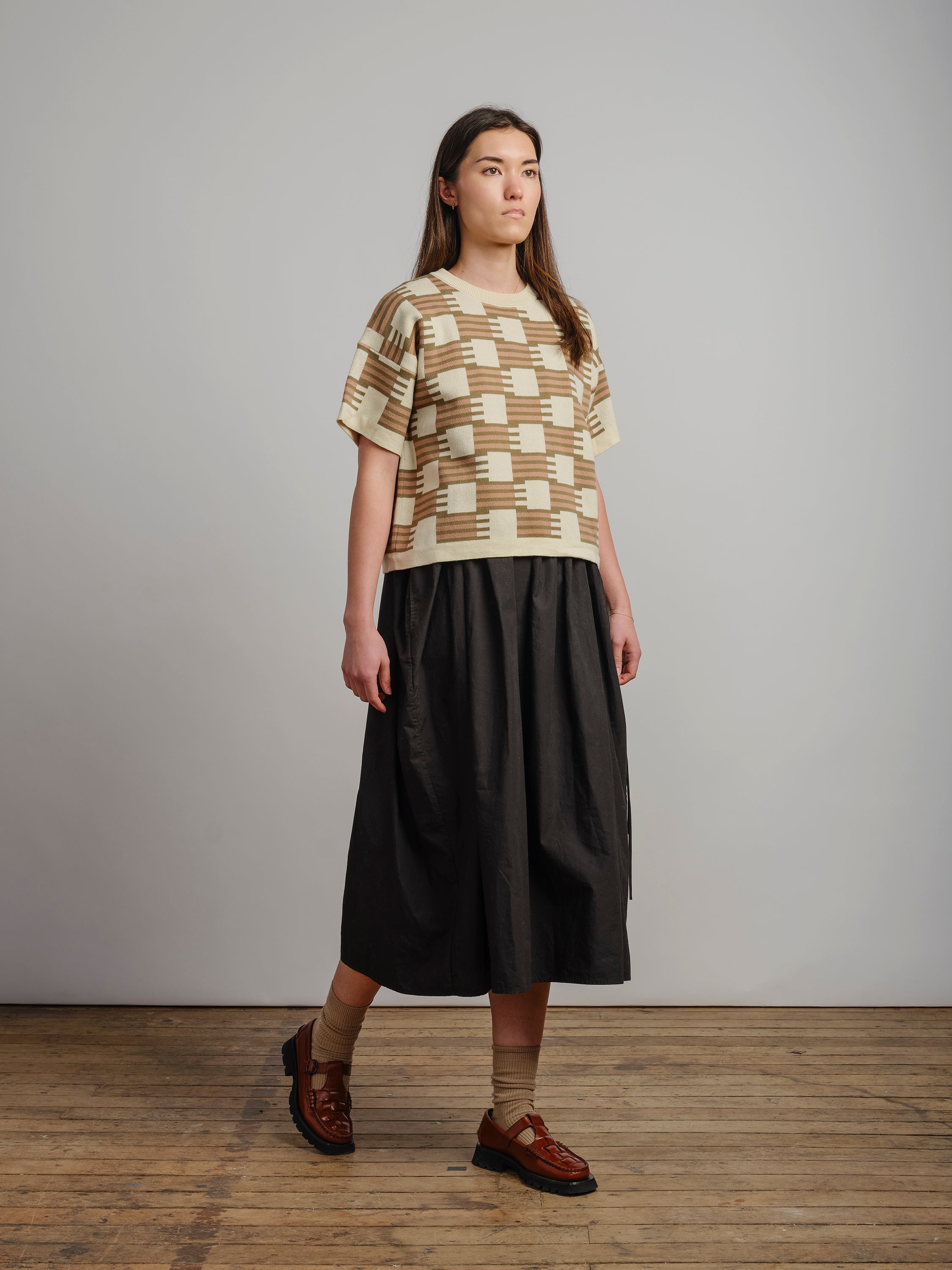 Otti Sweater Tee - Umber