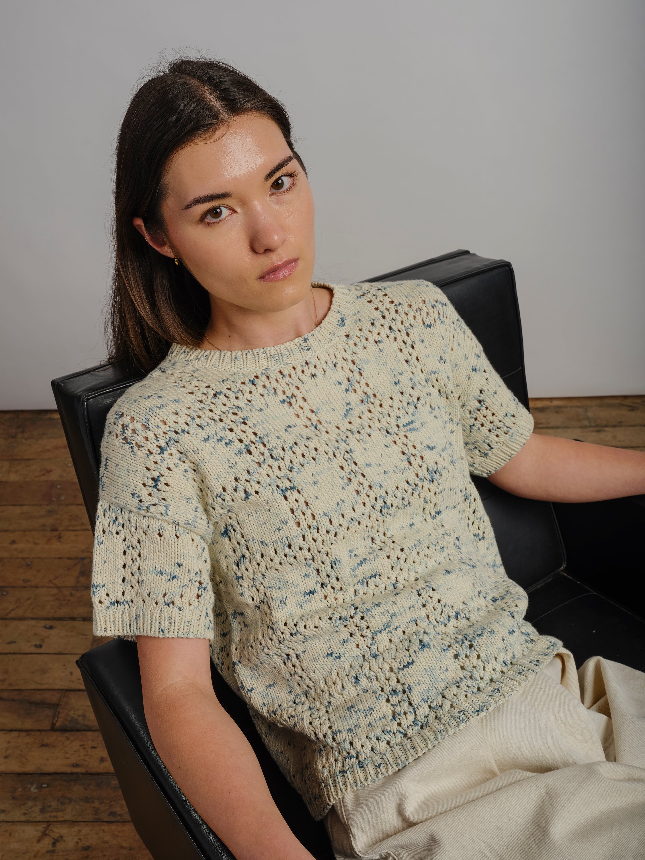 Florence Grid Tee - Terrazzo