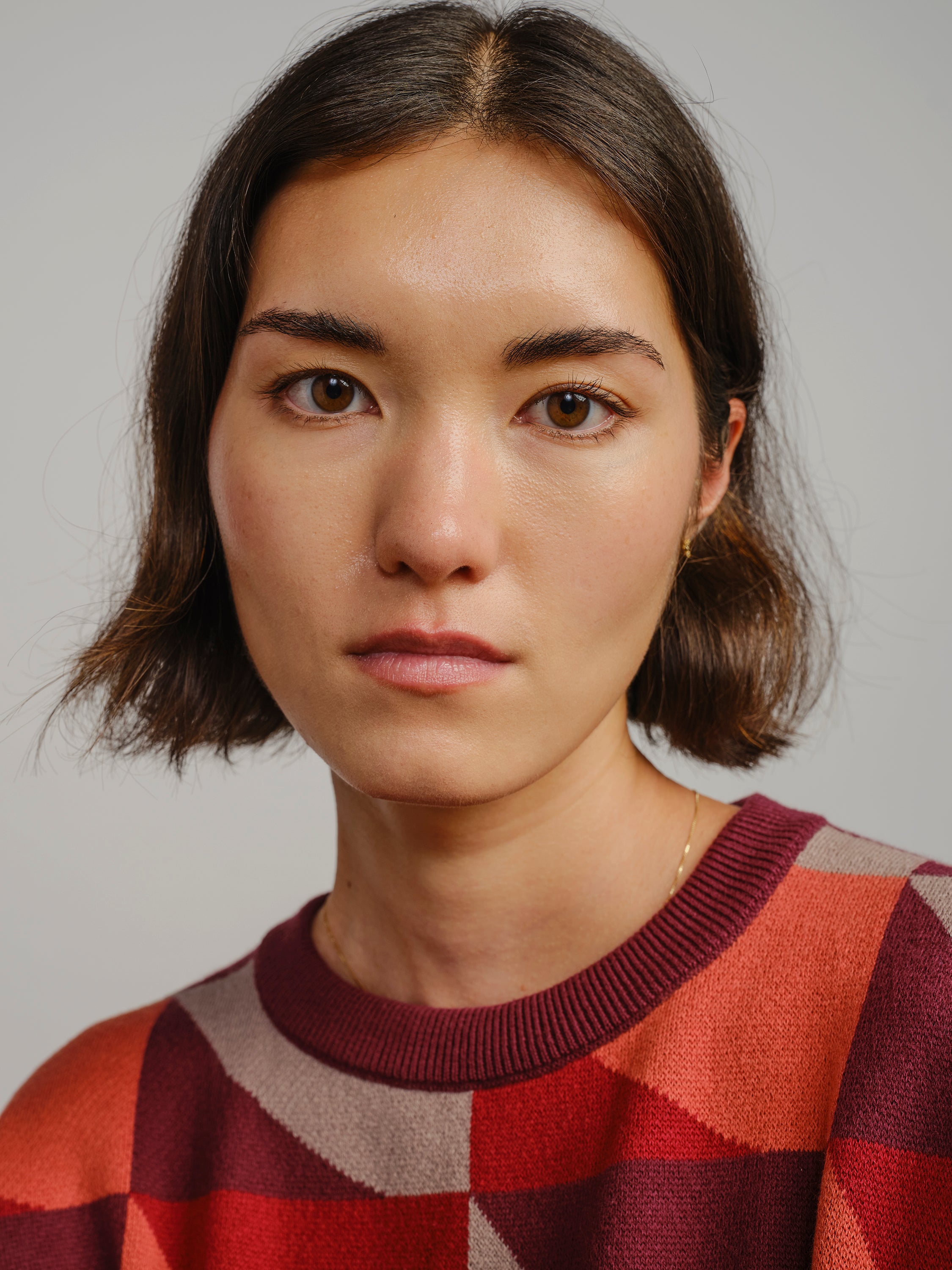 Calder Sweater Tee - Redwood