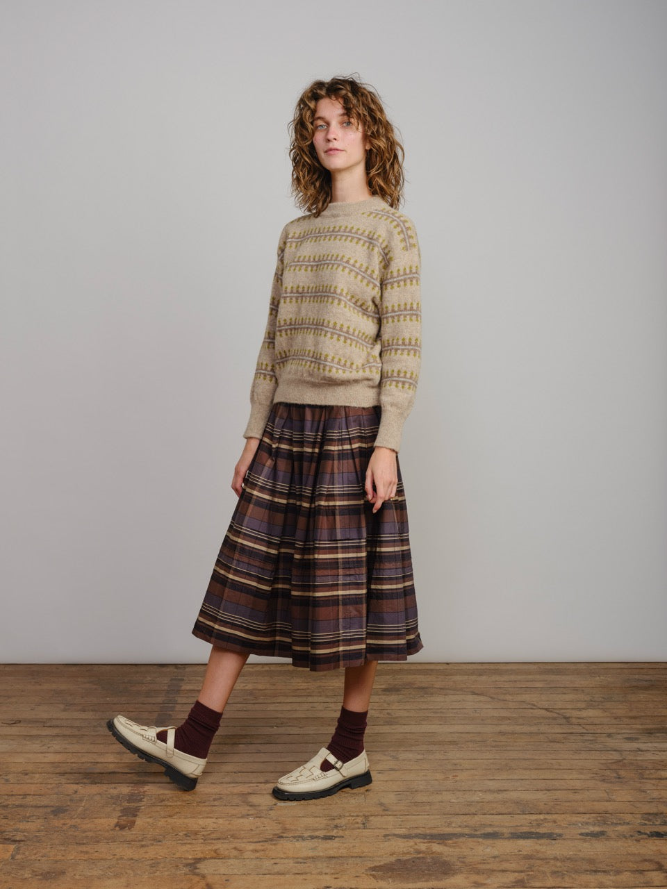 Vera Fairisle Sweater - Fawn