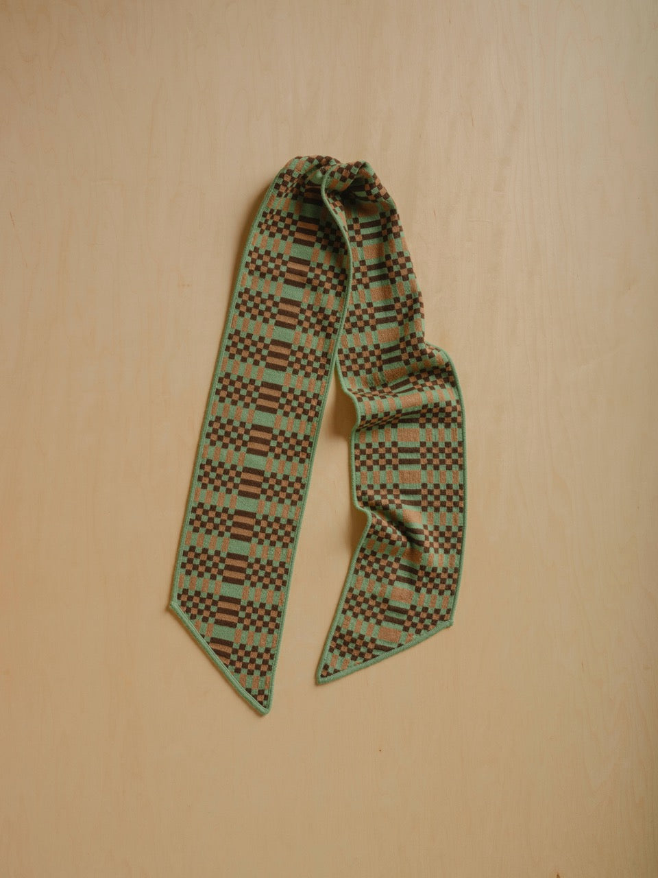 The Endery Bridget Scarf, Grove — green scarf