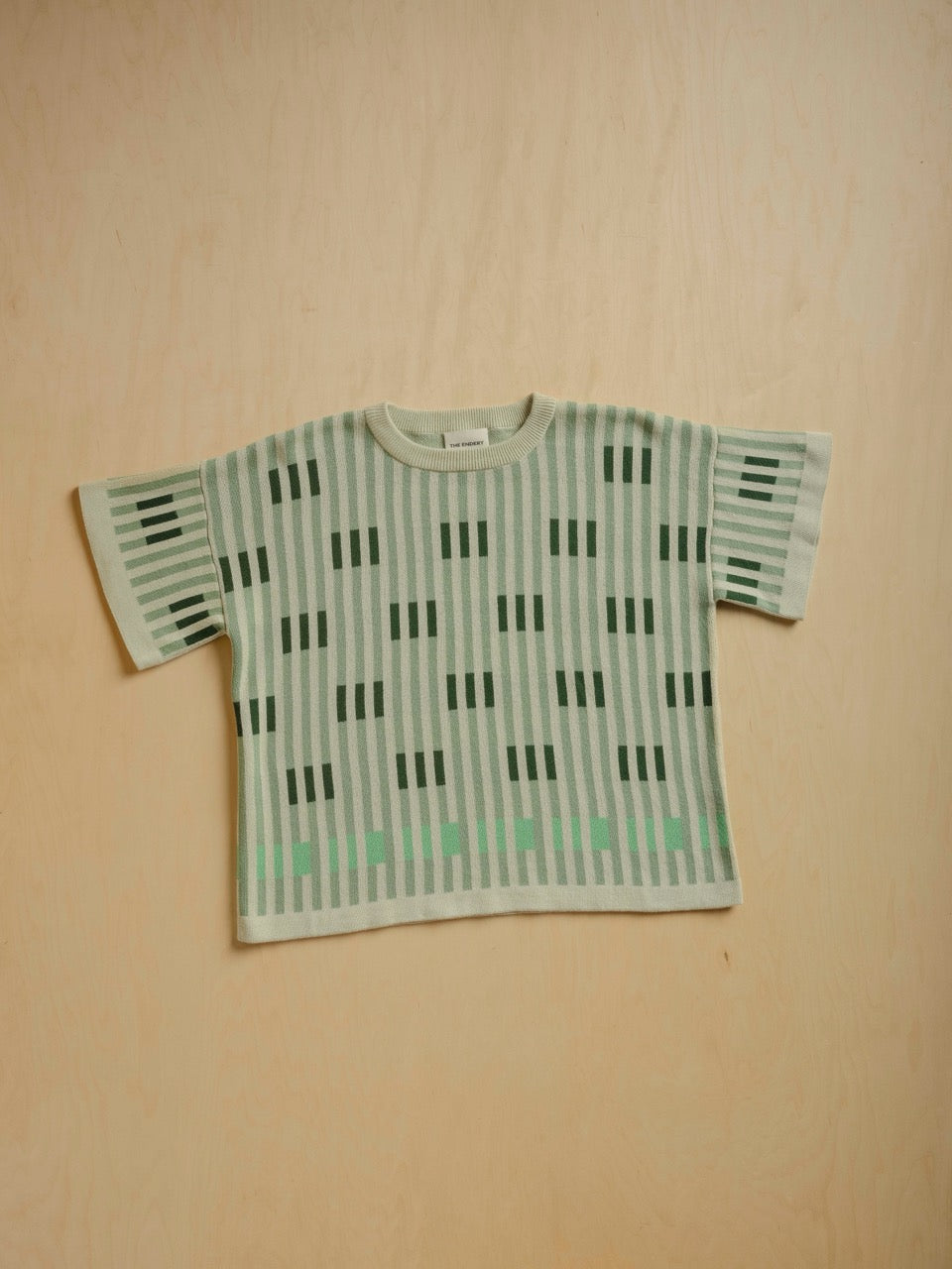 Bauhaus Short Sleeve Sweater Tee - Chloris