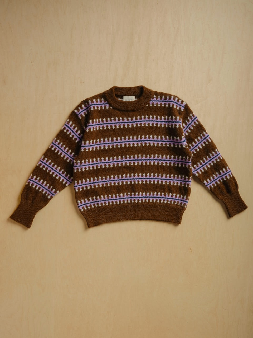 Vera Fairisle Sweater - Walnut