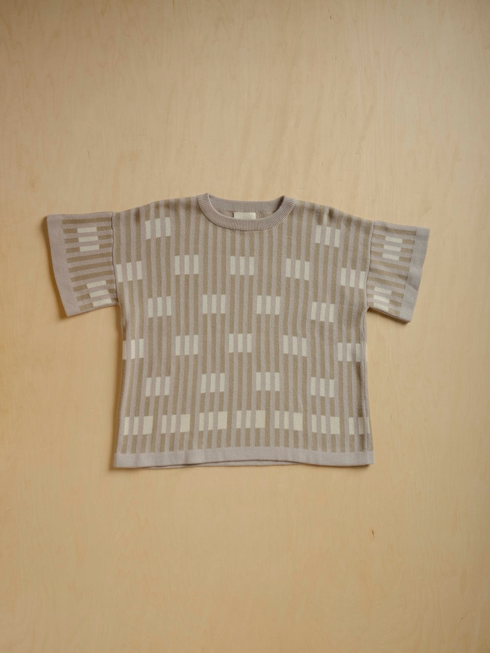 Bauhaus Short Sleeve Sweater Tee - Mist