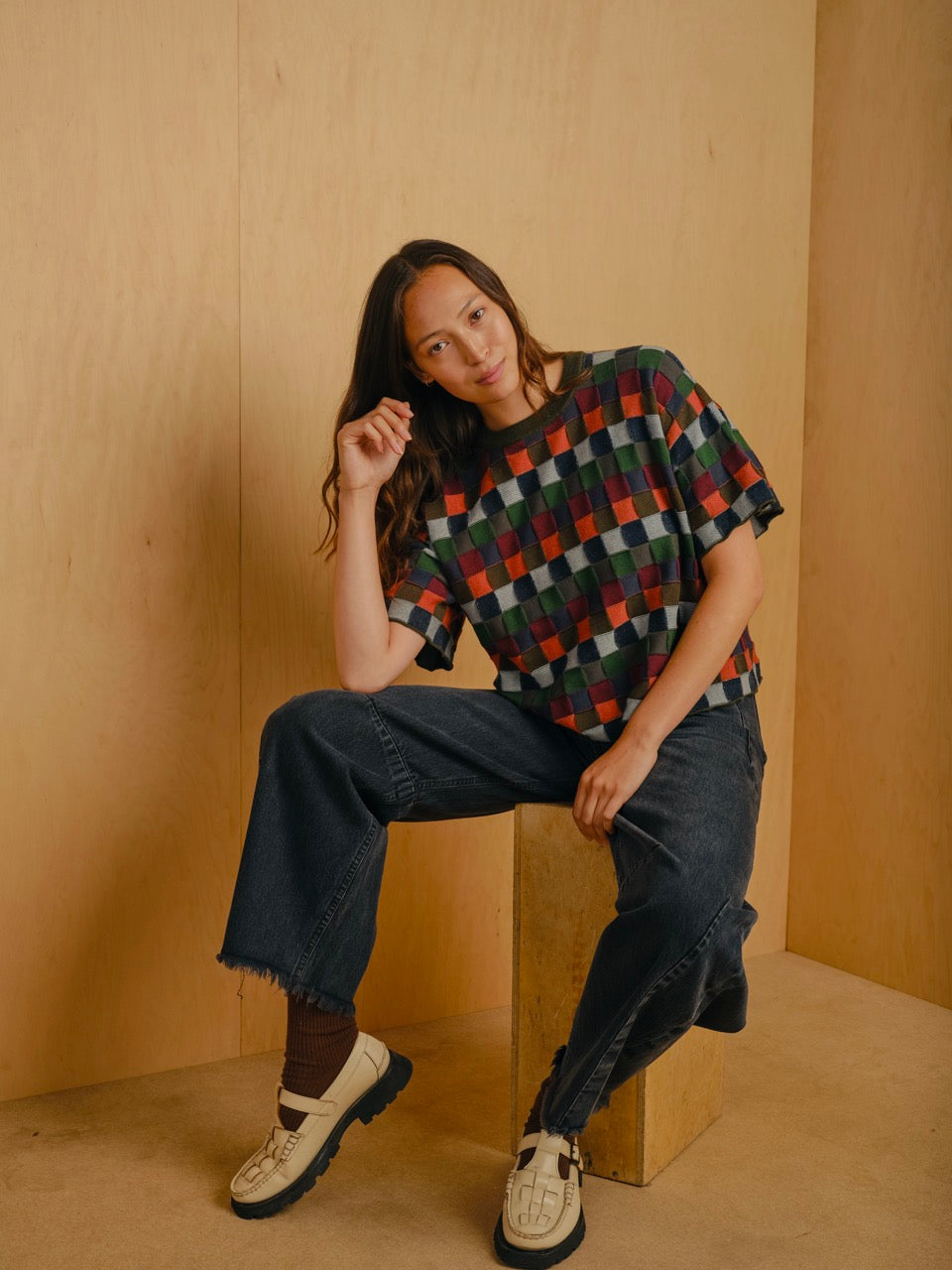 Sonia Sweater Tee - Stratus