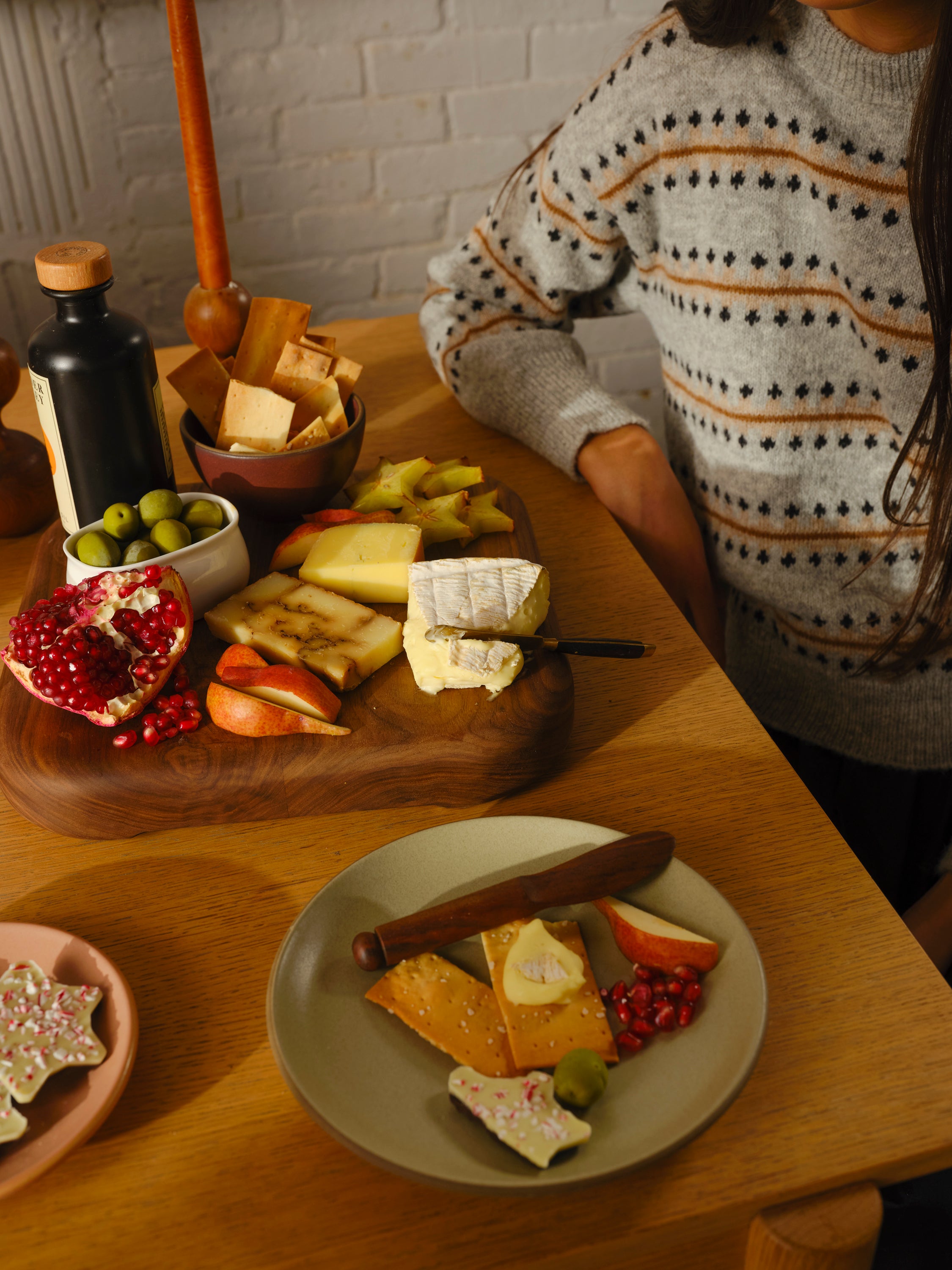 Vera Fairisle Sweater - Moonstone