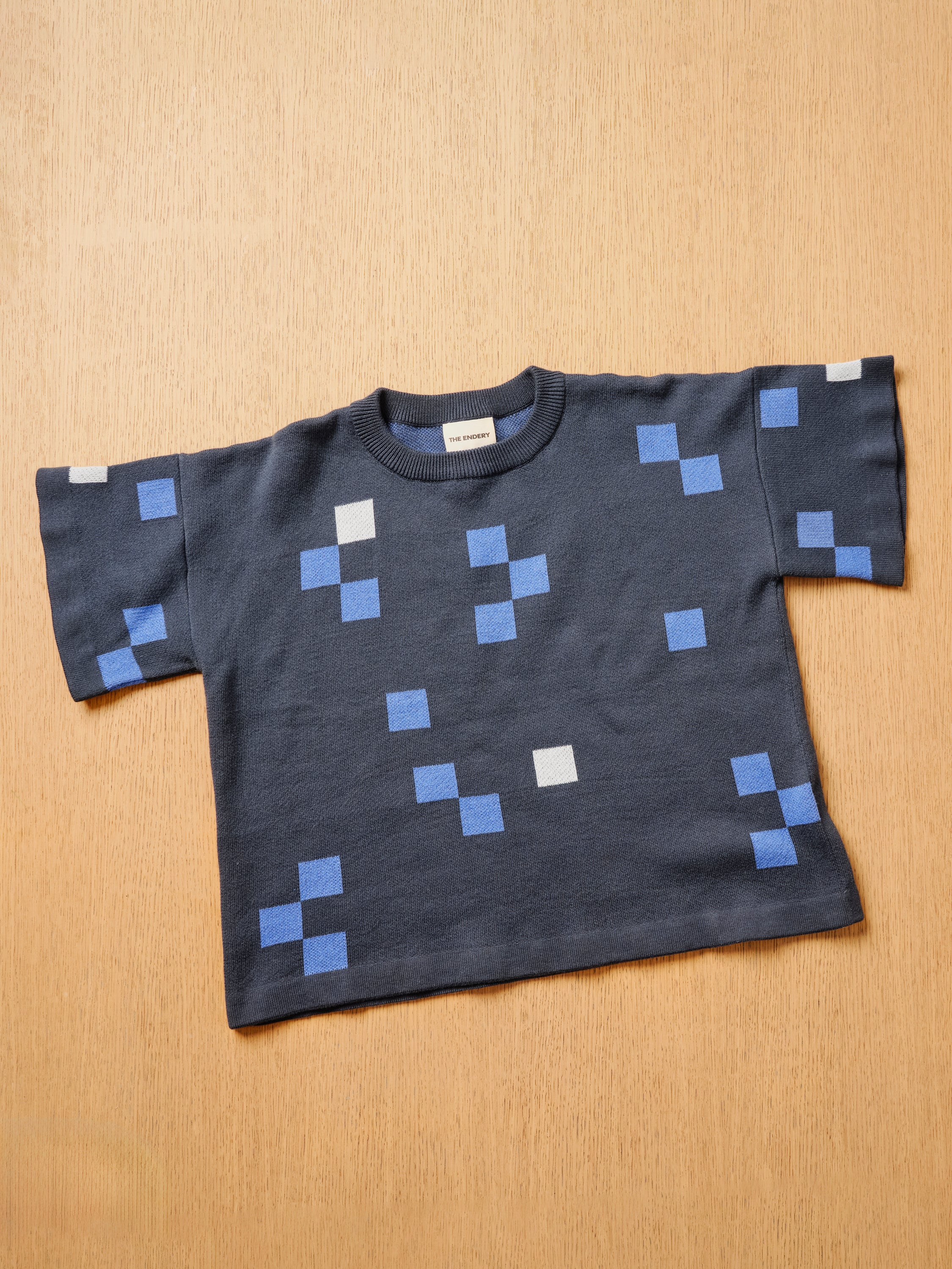 Albers Short Sleeve Sweater Tee - Sodalite