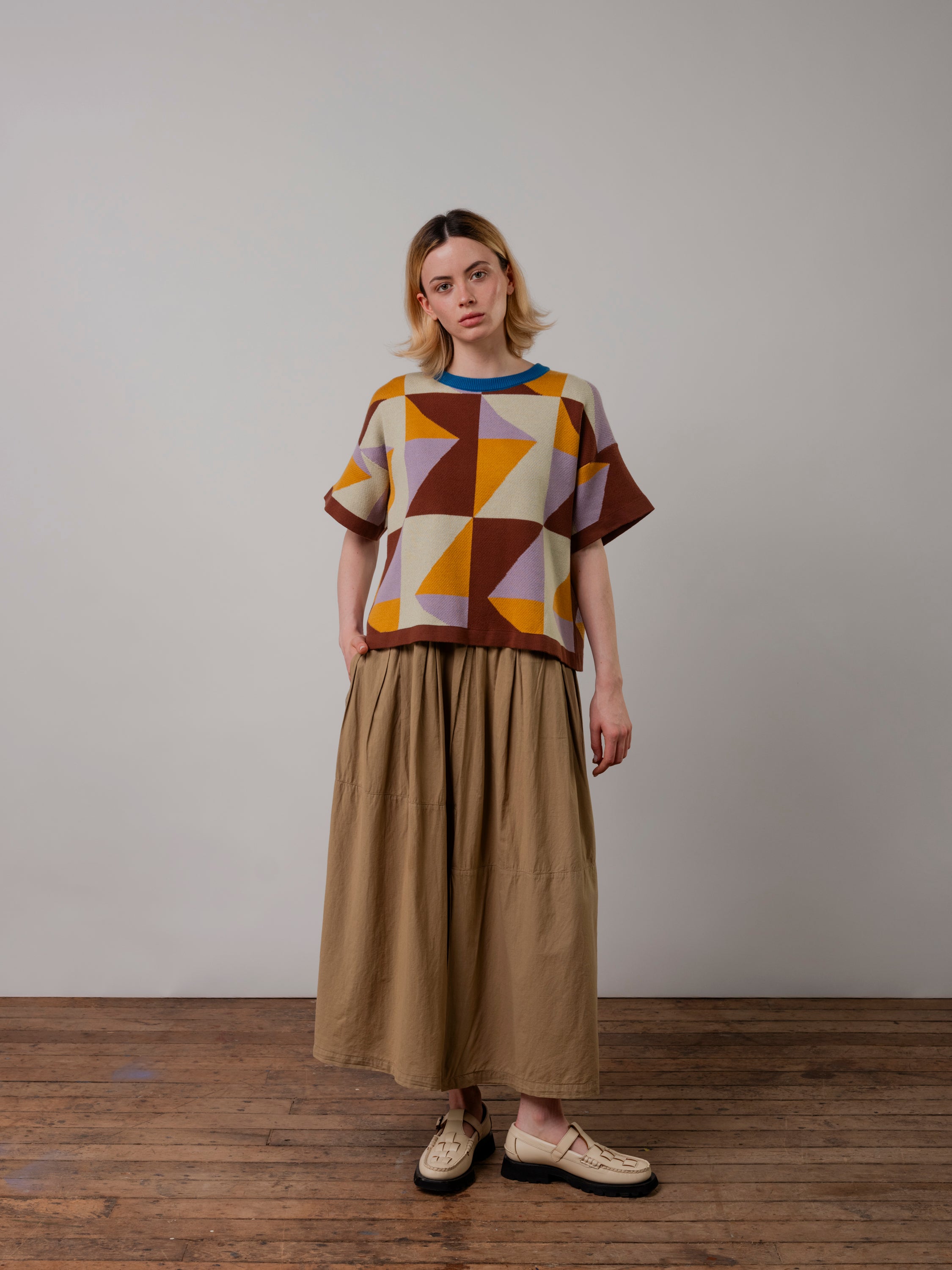 Calder Sweater Tee - Alstroemeria