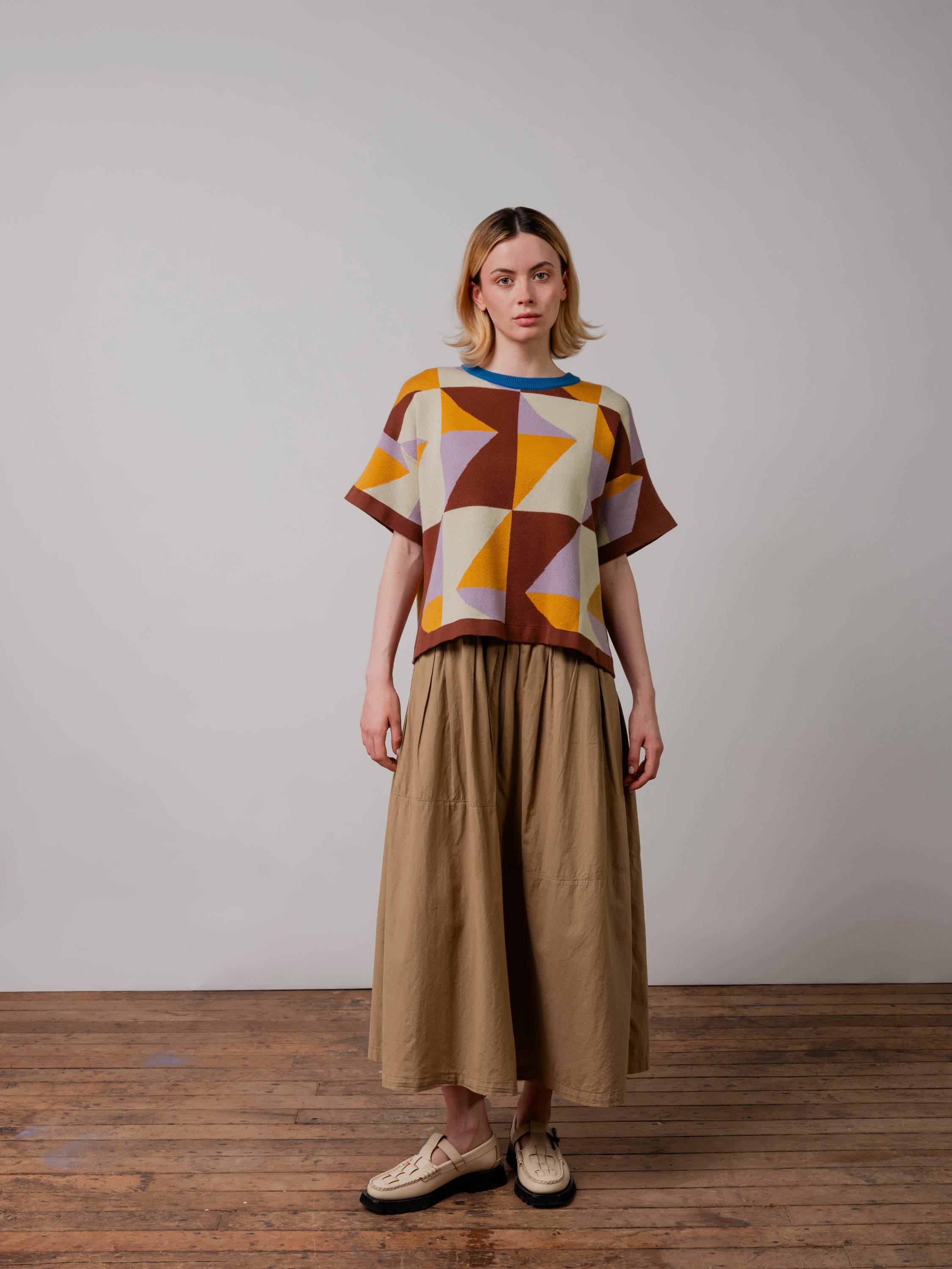 Calder Sweater Tee - Alstroemeria