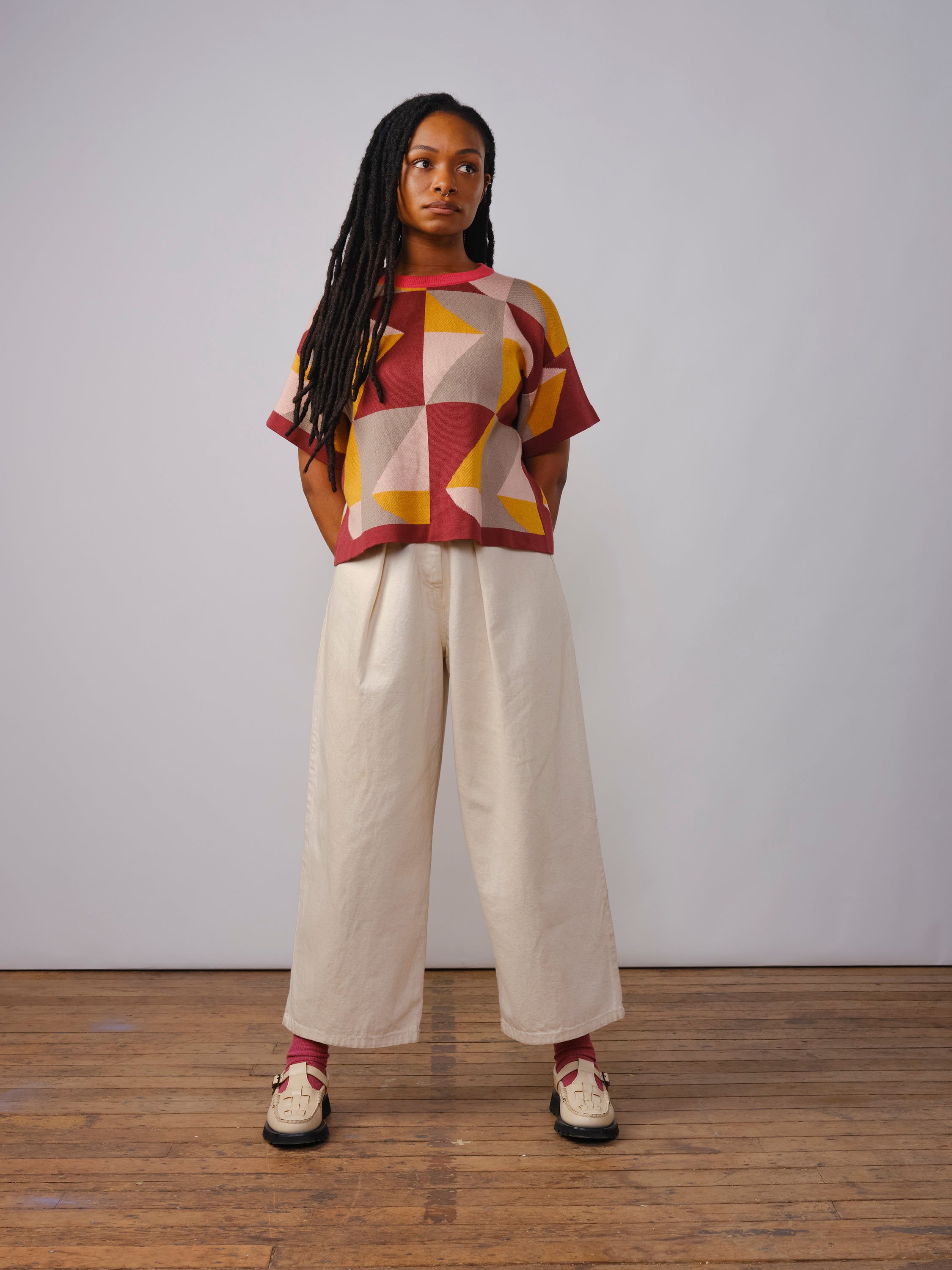 Calder Sweater Tee - Queñual