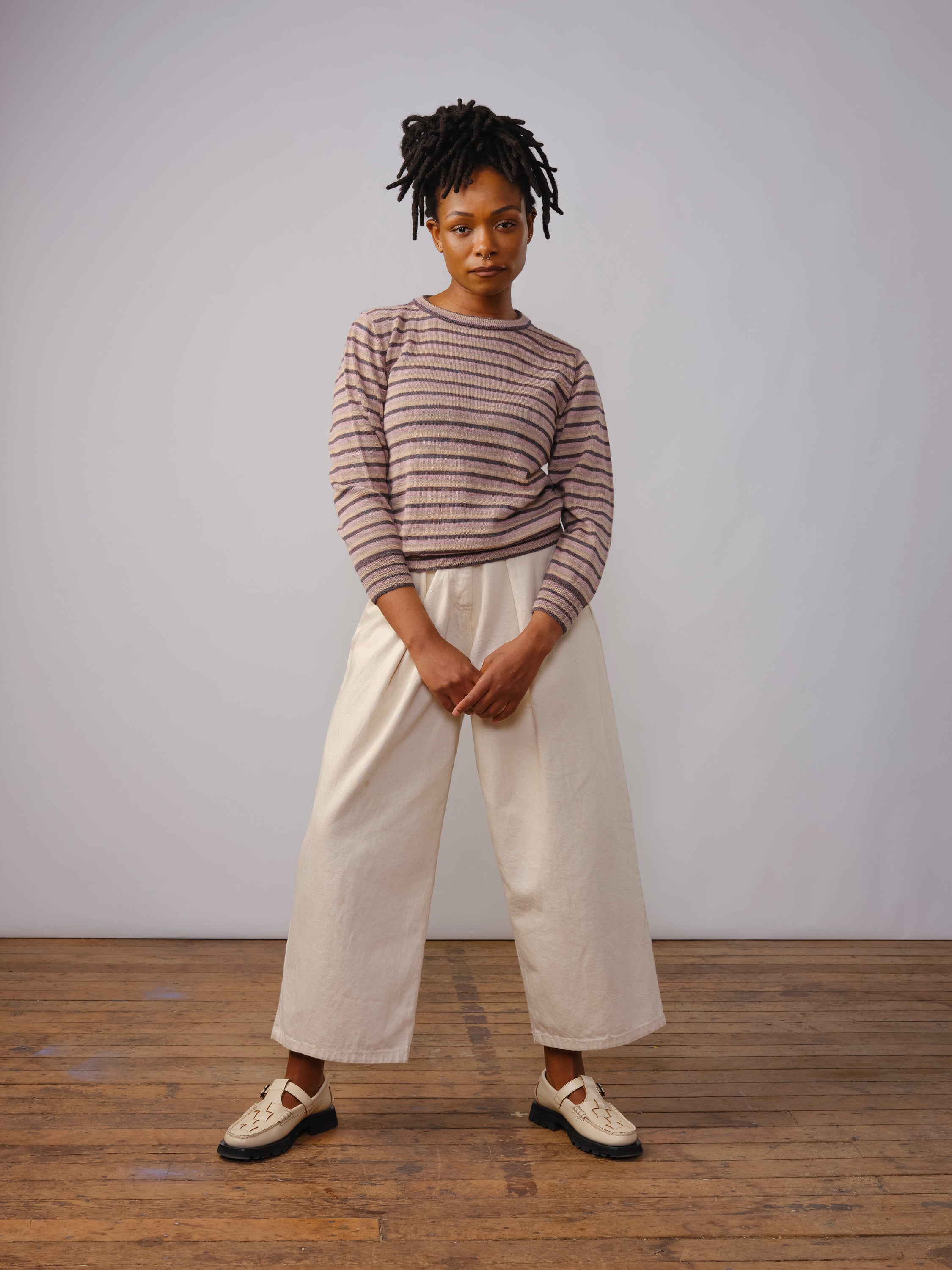 Long Sleeve Sweater Tee - Pitahaya