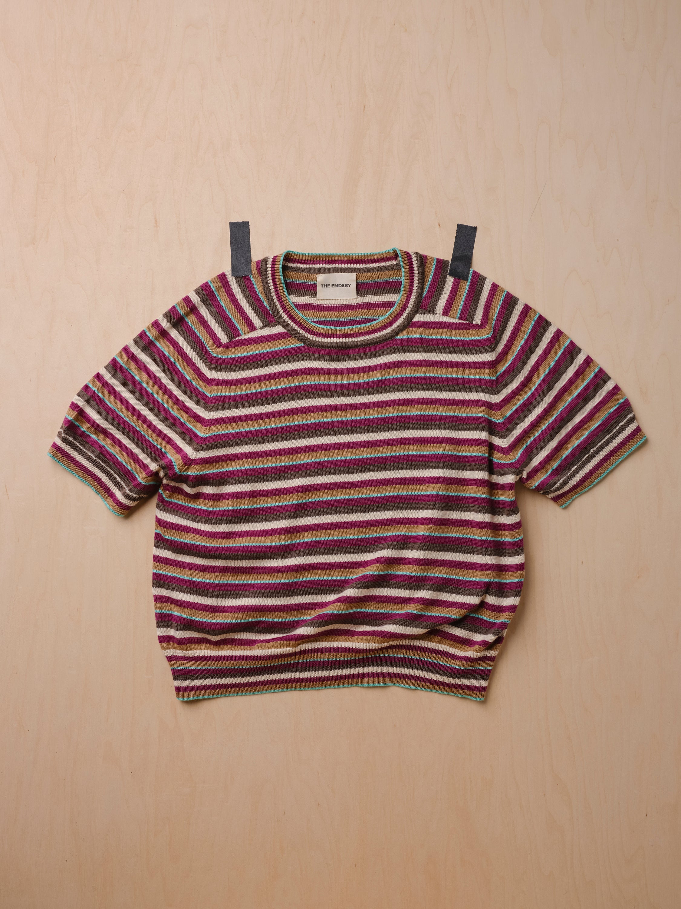 Mini Stripe Ruben Tee - Camu Camu
