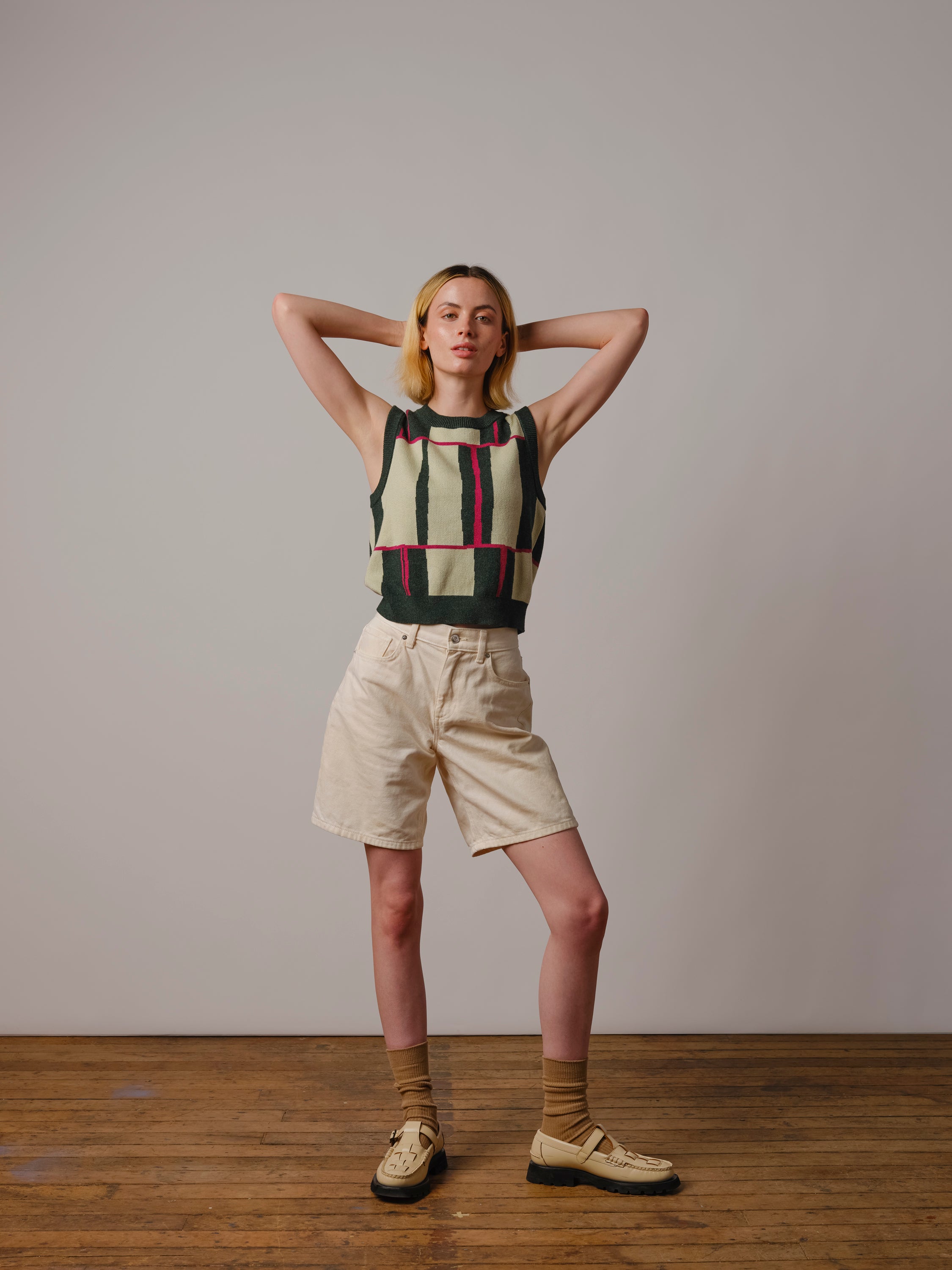 Piet Knit Vest - Cinchona