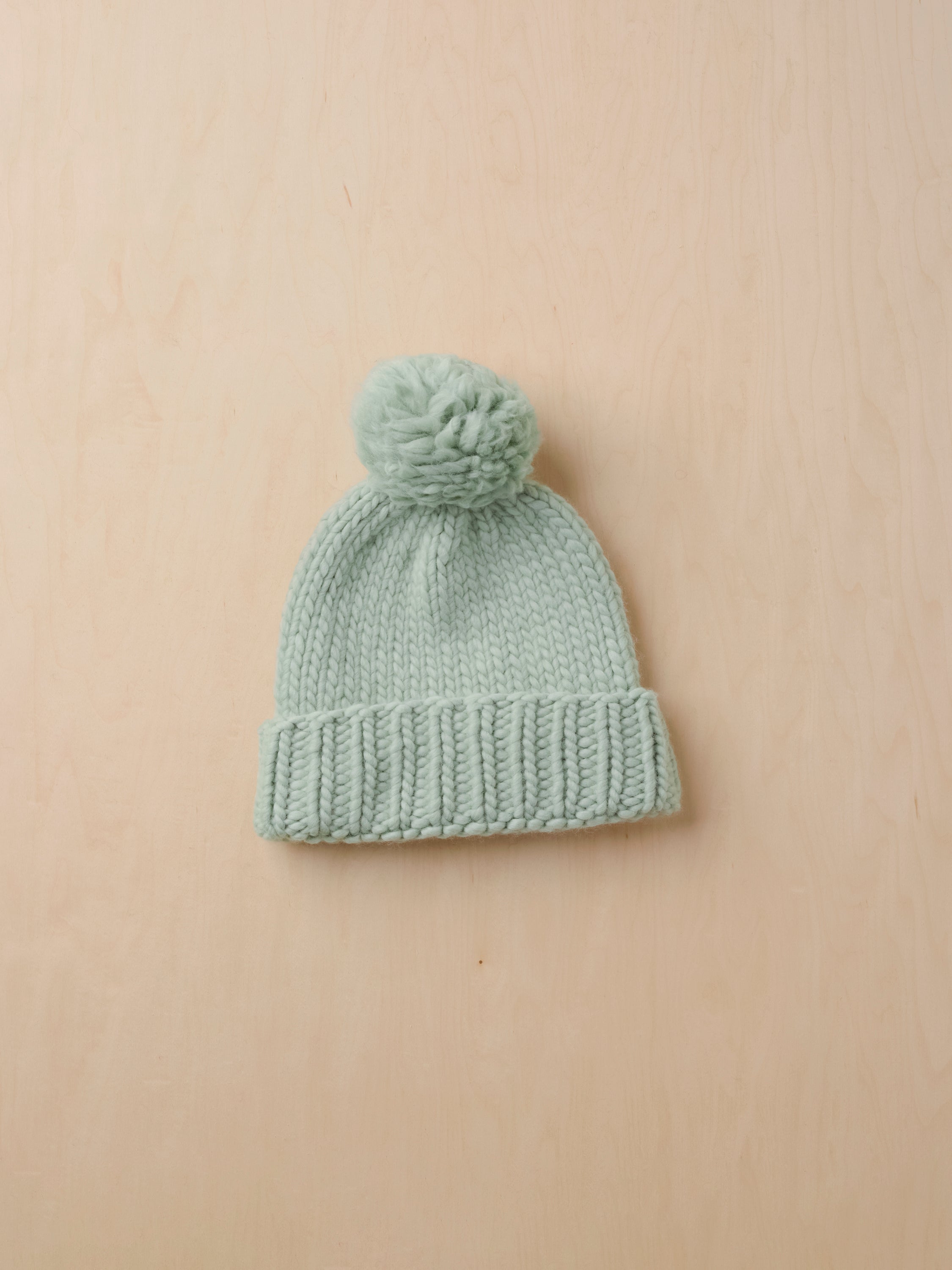 Marina Hand Knit Beanie - Epidote