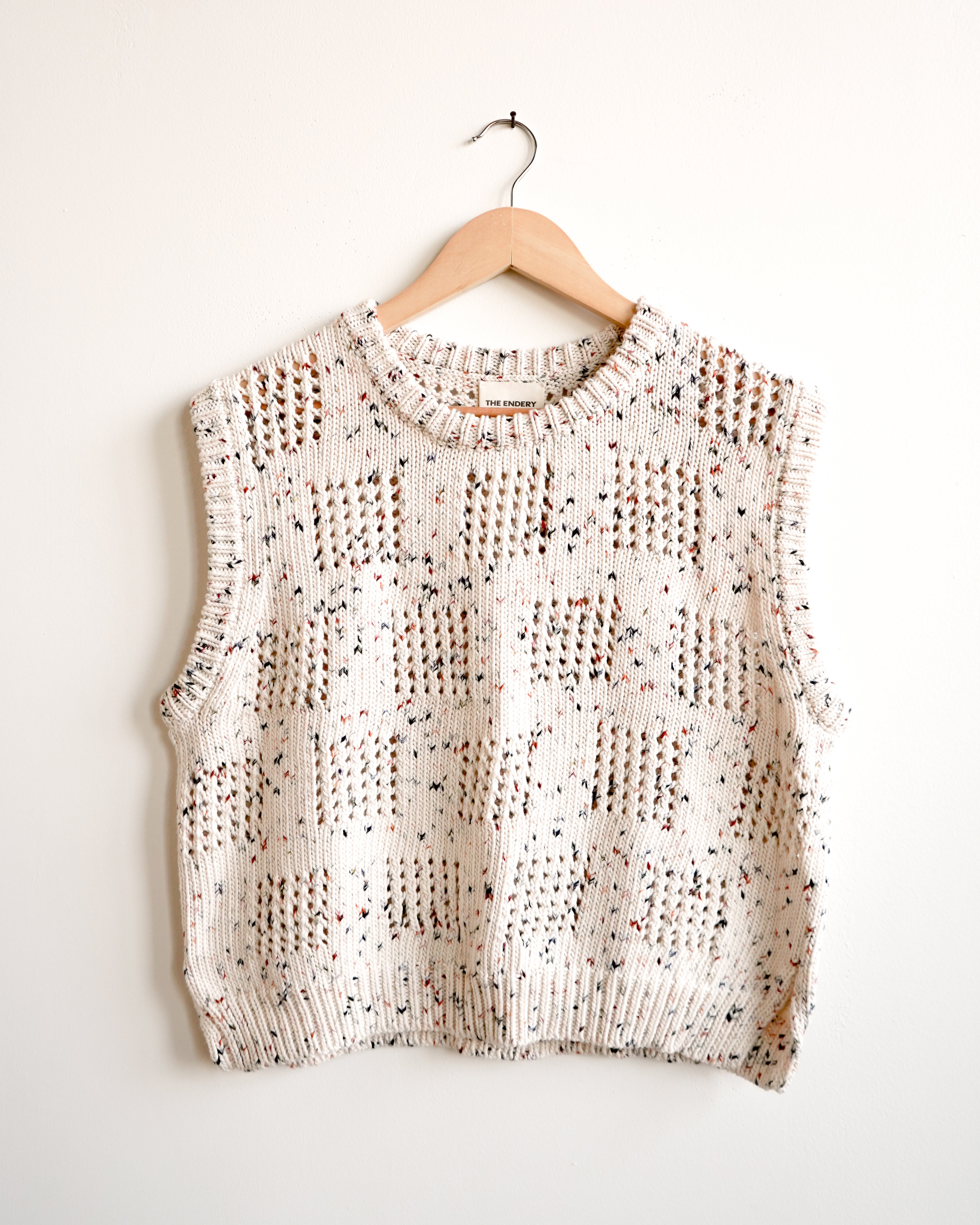 Katt Eyelet Vest - Kaleidoscope