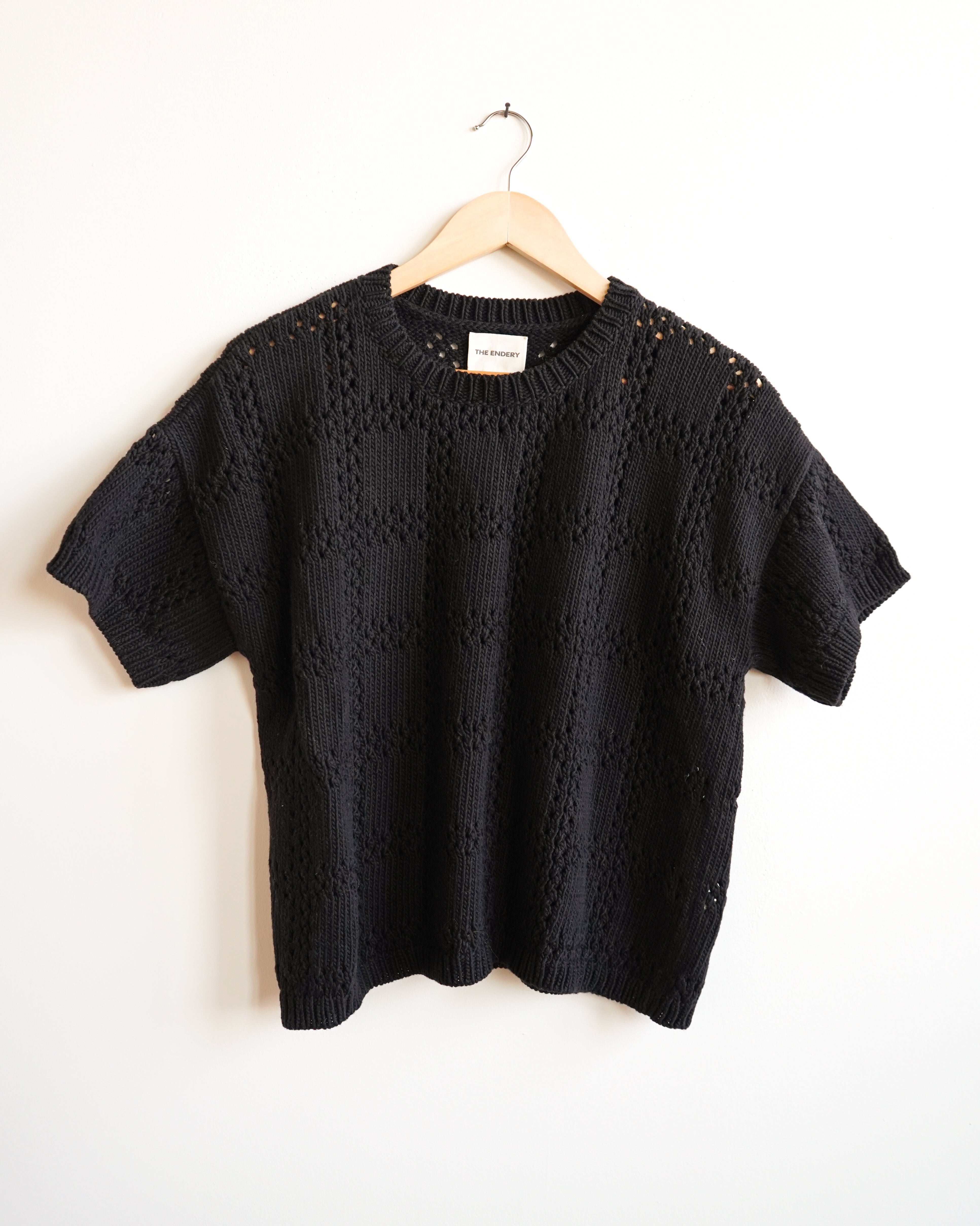 Florence Grid Tee - Jet
