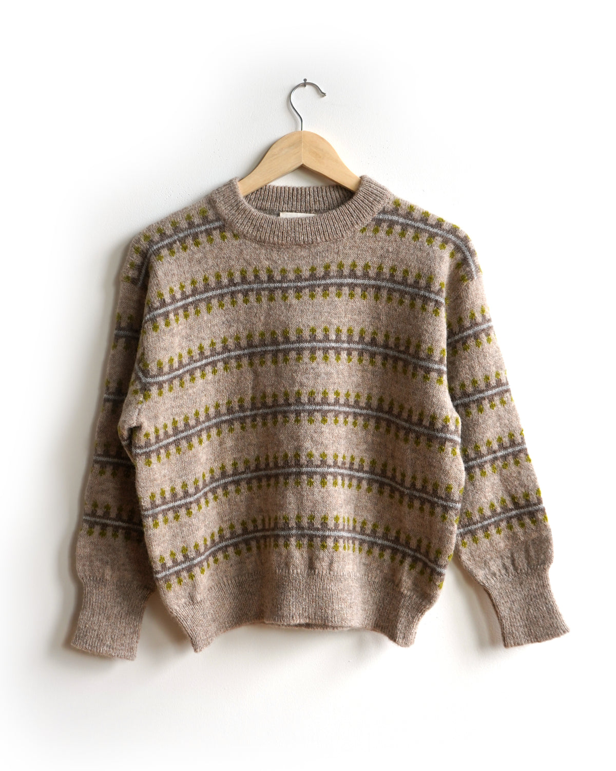 Vera Fairisle Sweater - Fawn