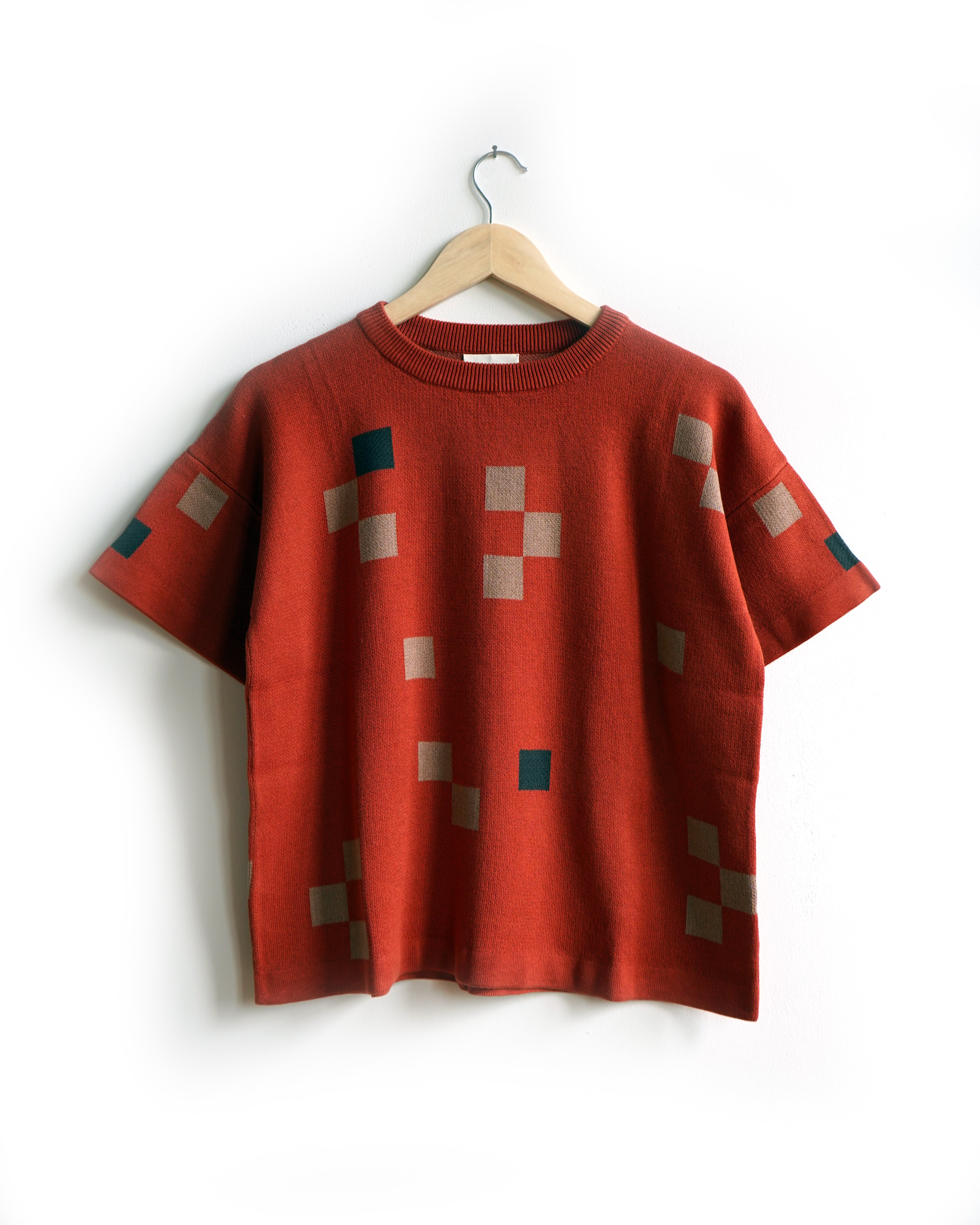 Albers Short Sleeve Sweater Tee - Cortado