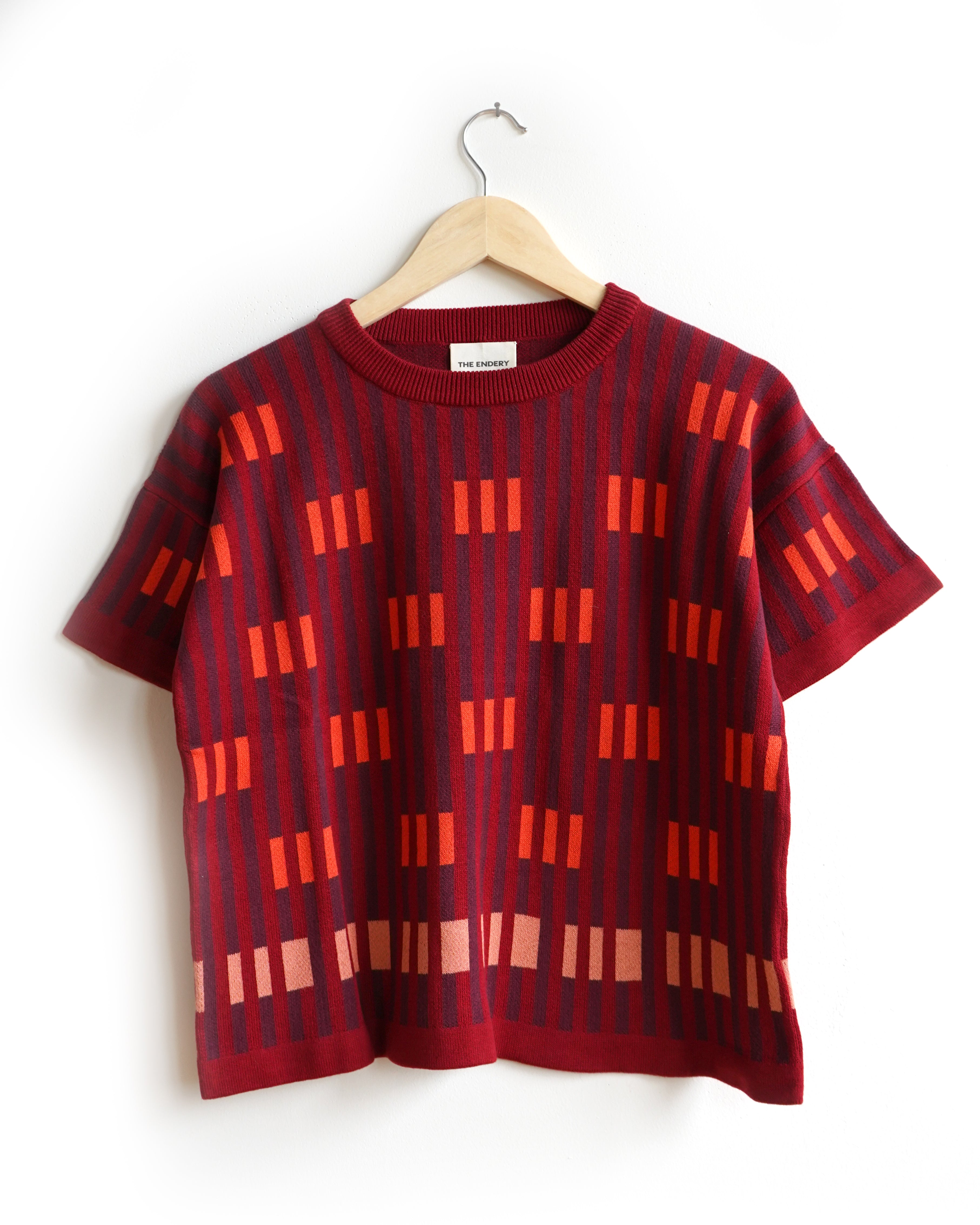 Bauhaus Short Sleeve Sweater Tee - Solstice
