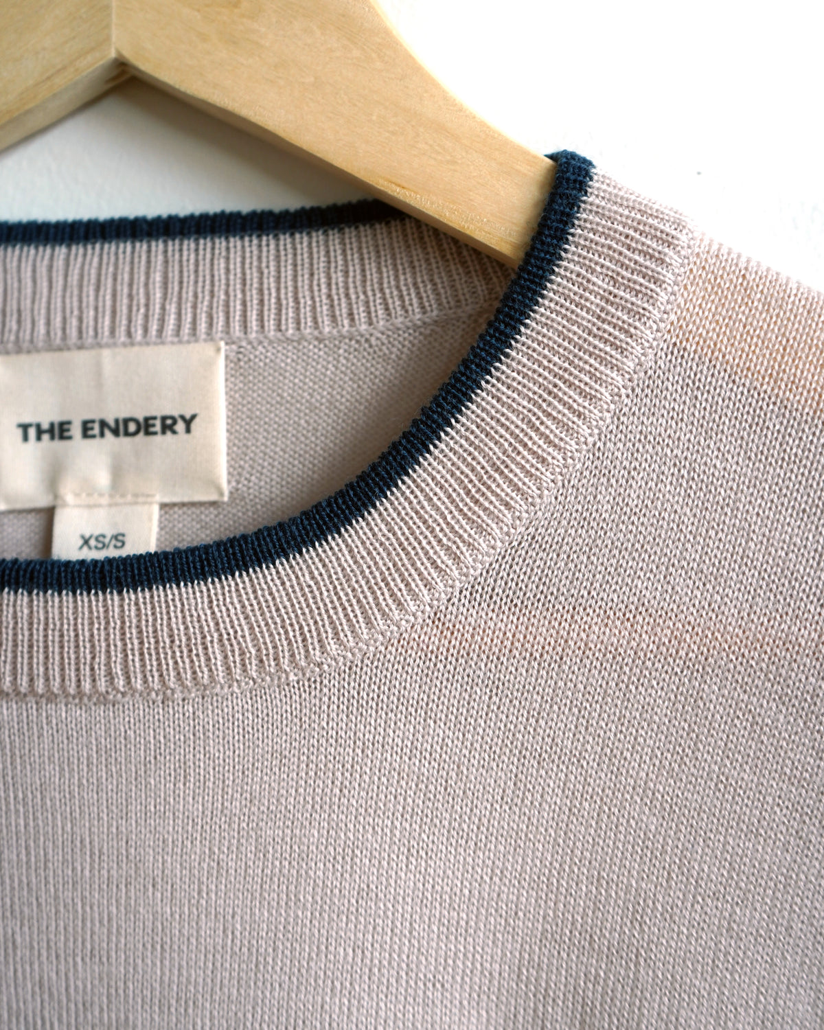 Classic Merino Oversized Tee - Sand
