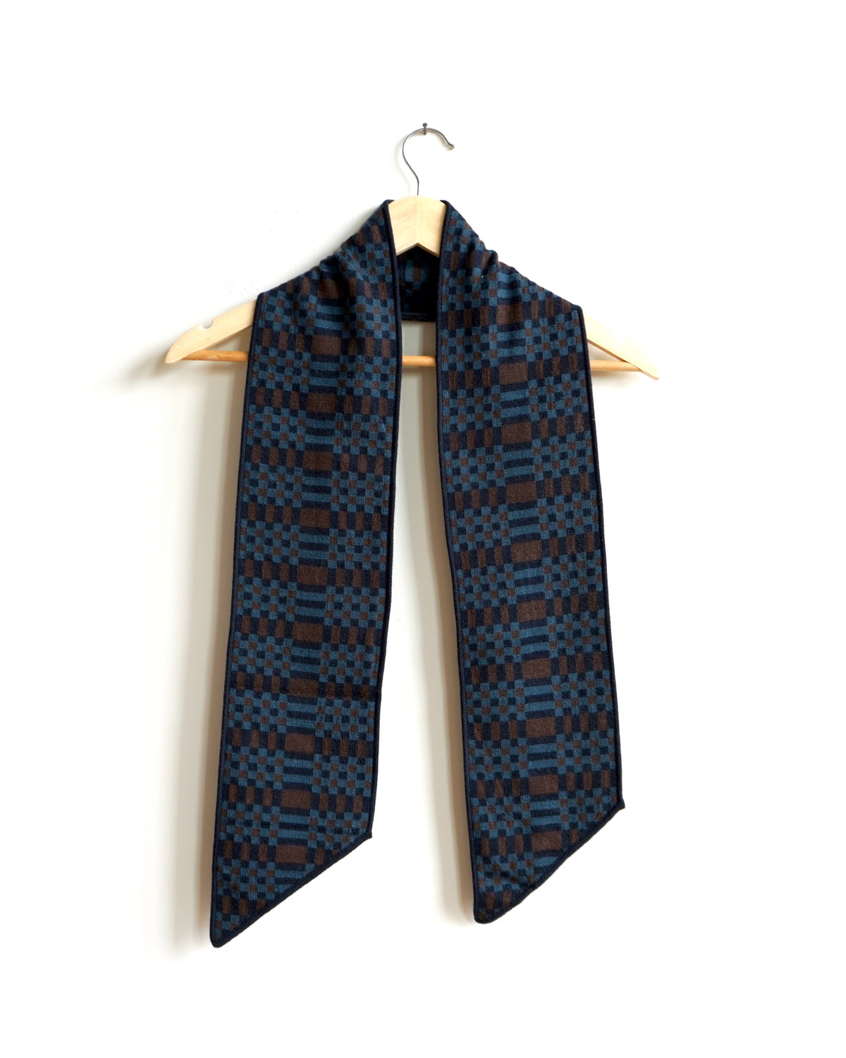 The Endery Bridget Scarf, Harbor — blue scarf