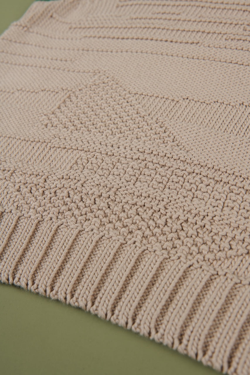 Textured Vest - Sand
