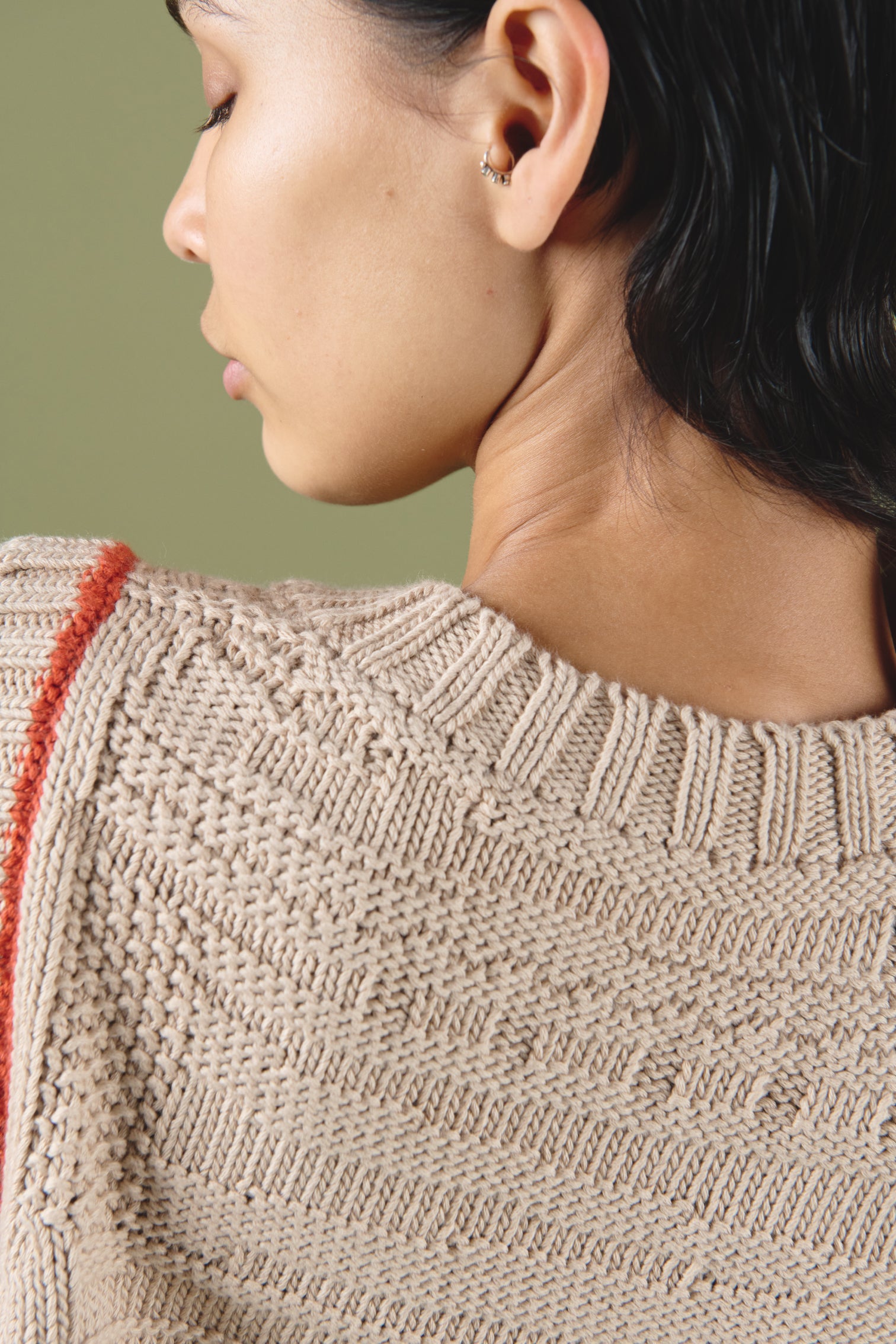 Textured Vest - Sand