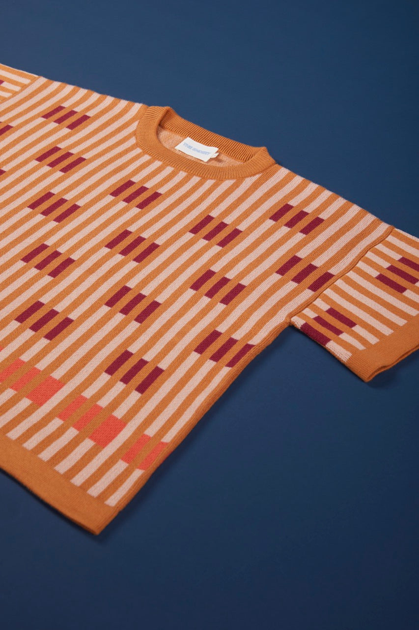 Bauhaus Short Sleeve Sweater Tee - Venus