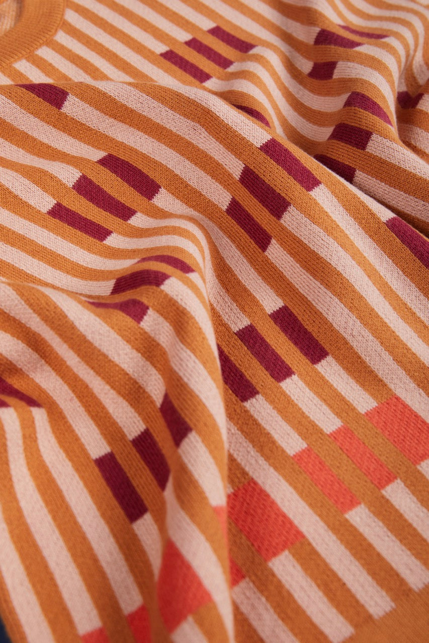 Bauhaus Short Sleeve Sweater Tee - Venus