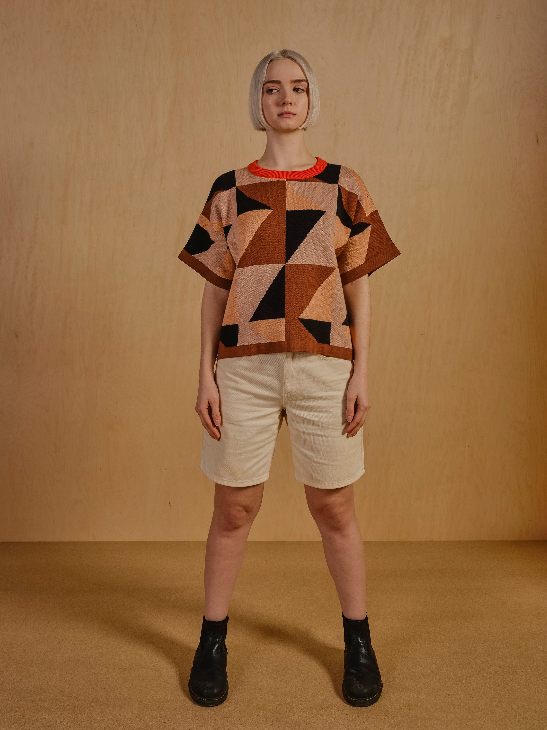Calder Sweater Tee - Heloconia