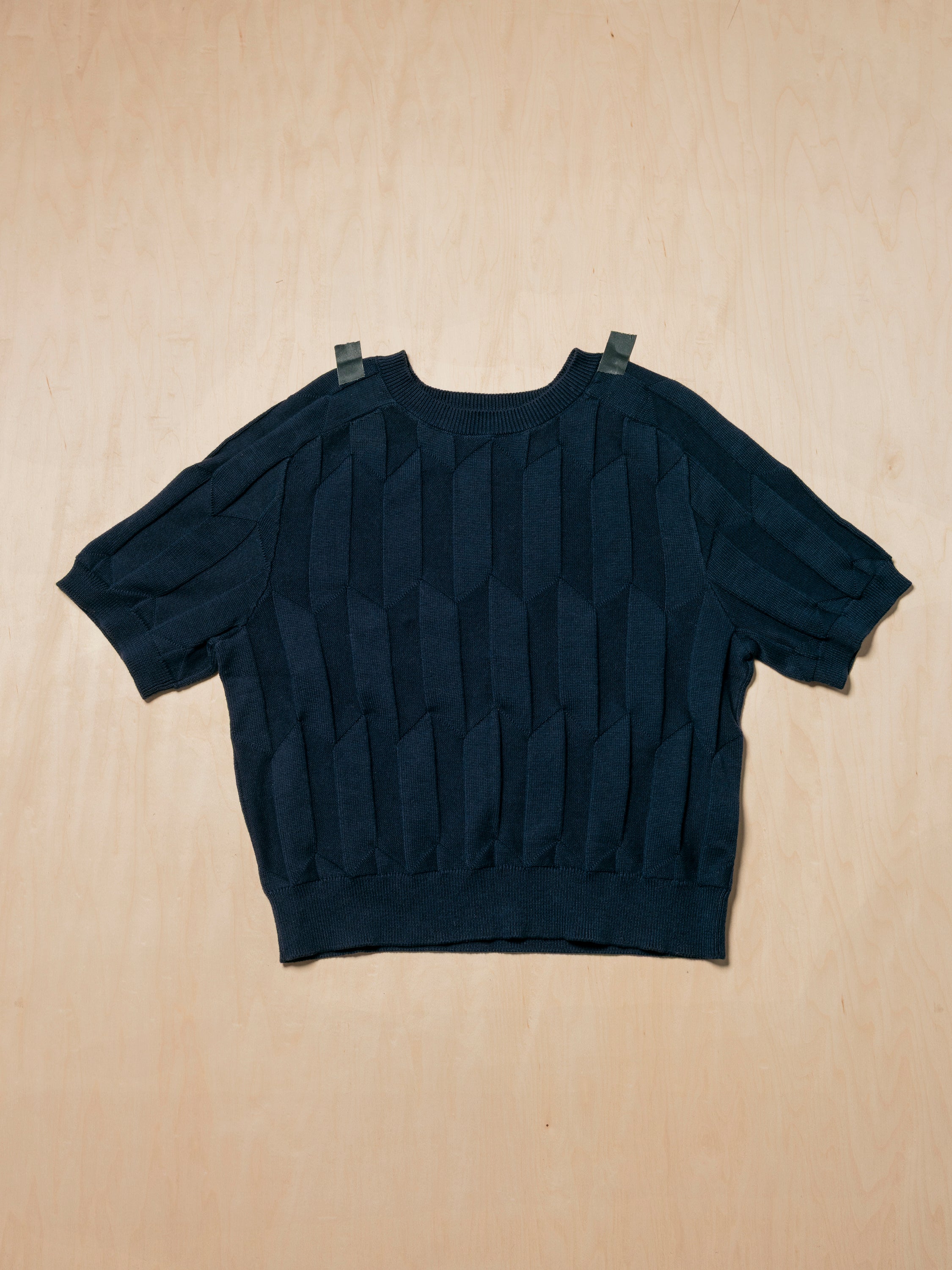 Chevron Ruben Tee - Lobelia