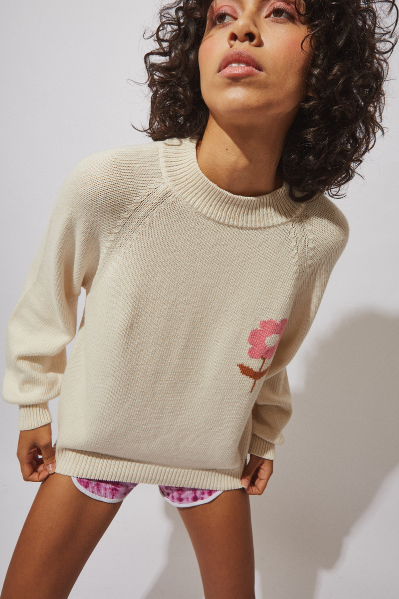 Re-Bloom Raglan | Cosmos Cream